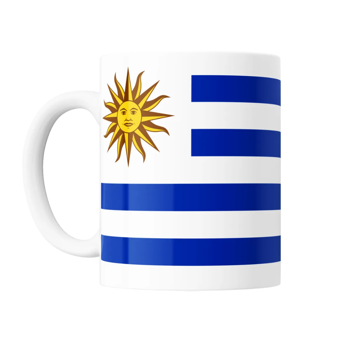 Taza de Cerámica Bandera Uruguay - vista 2