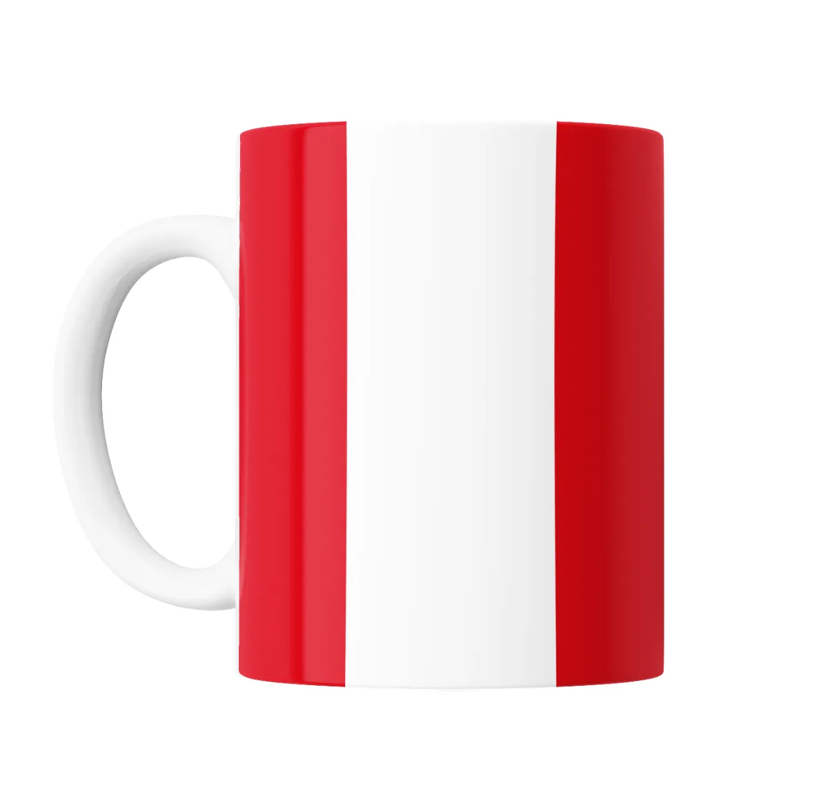 Taza de Cerámica Bandera Perú - vista 2