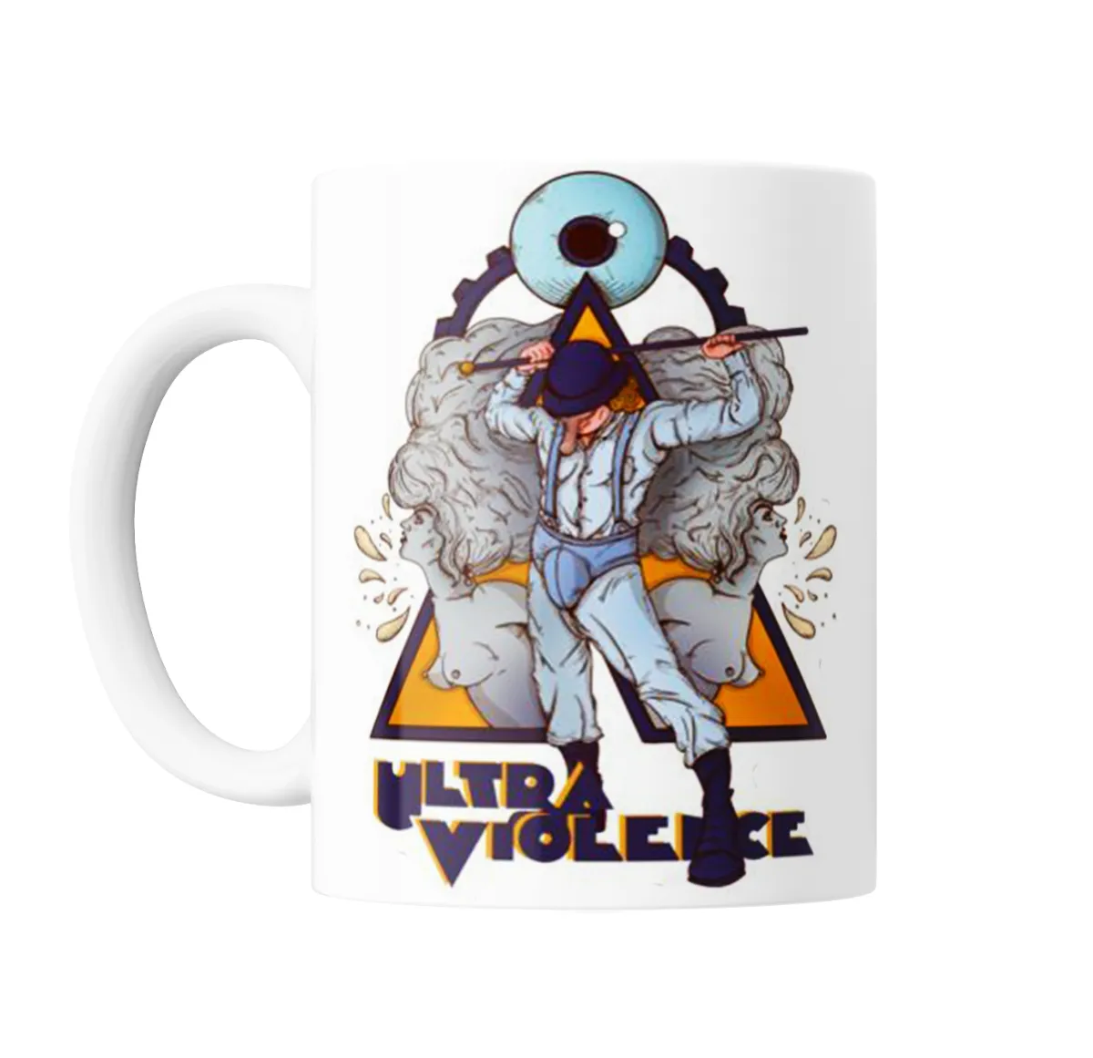 Taza de Cerámica Naranja Mecanica Ultra Violence - vista 2