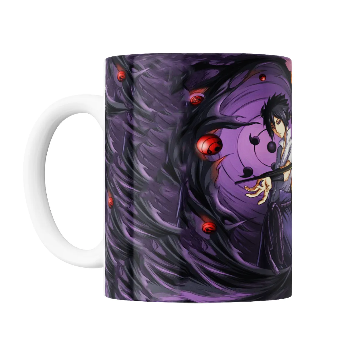 Taza de Cerámica Naruto Sasuke y Naruto Modo Sabio - vista 2