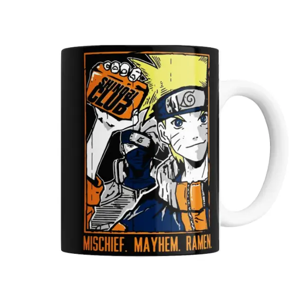 Taza de Cerámica Naruto Shinobi Club Mischief Mayhem Ramen
