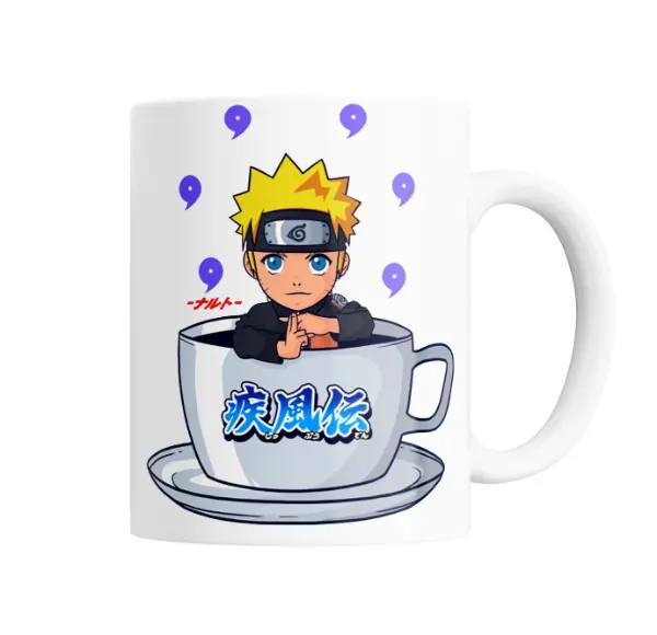 Taza de Cerámica Naruto Chibi Taza Shippuden Té