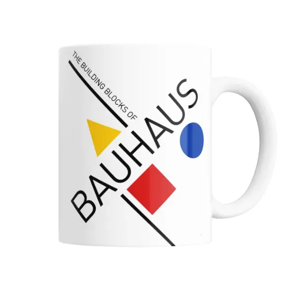 Taza de Cerámica Bauhaus The Building Blocks