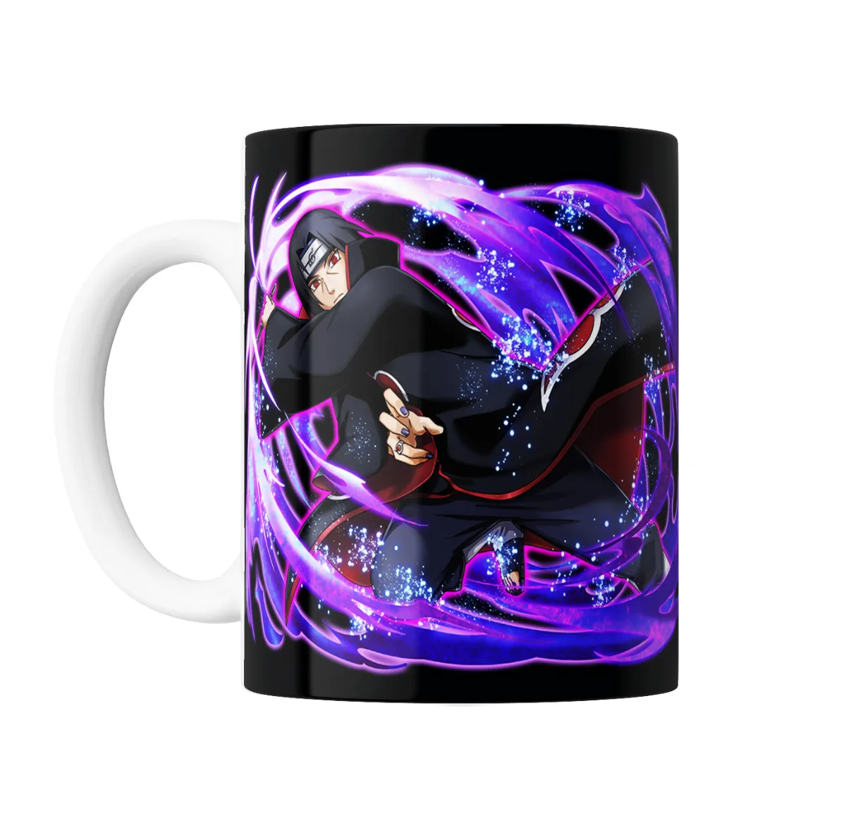 Taza de Cerámica Naruto Itachi Uchiha Susanoo Violeta - vista 2