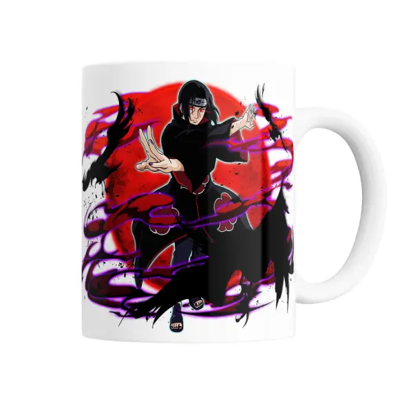 Taza de Cerámica Naruto Itachi Uchiha Akatsuki