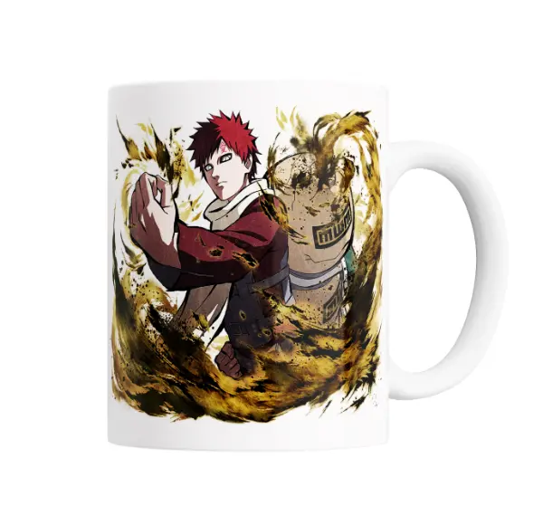 Taza de Cerámica Naruto Gaara con arena