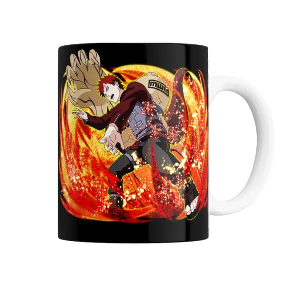 Taza de Cerámica Naruto Gaara Arena y Calabaza Ultra