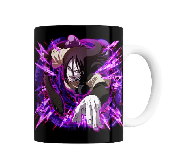 Taza de Cerámica Naruto Orochimaru Jutsu Serpiente