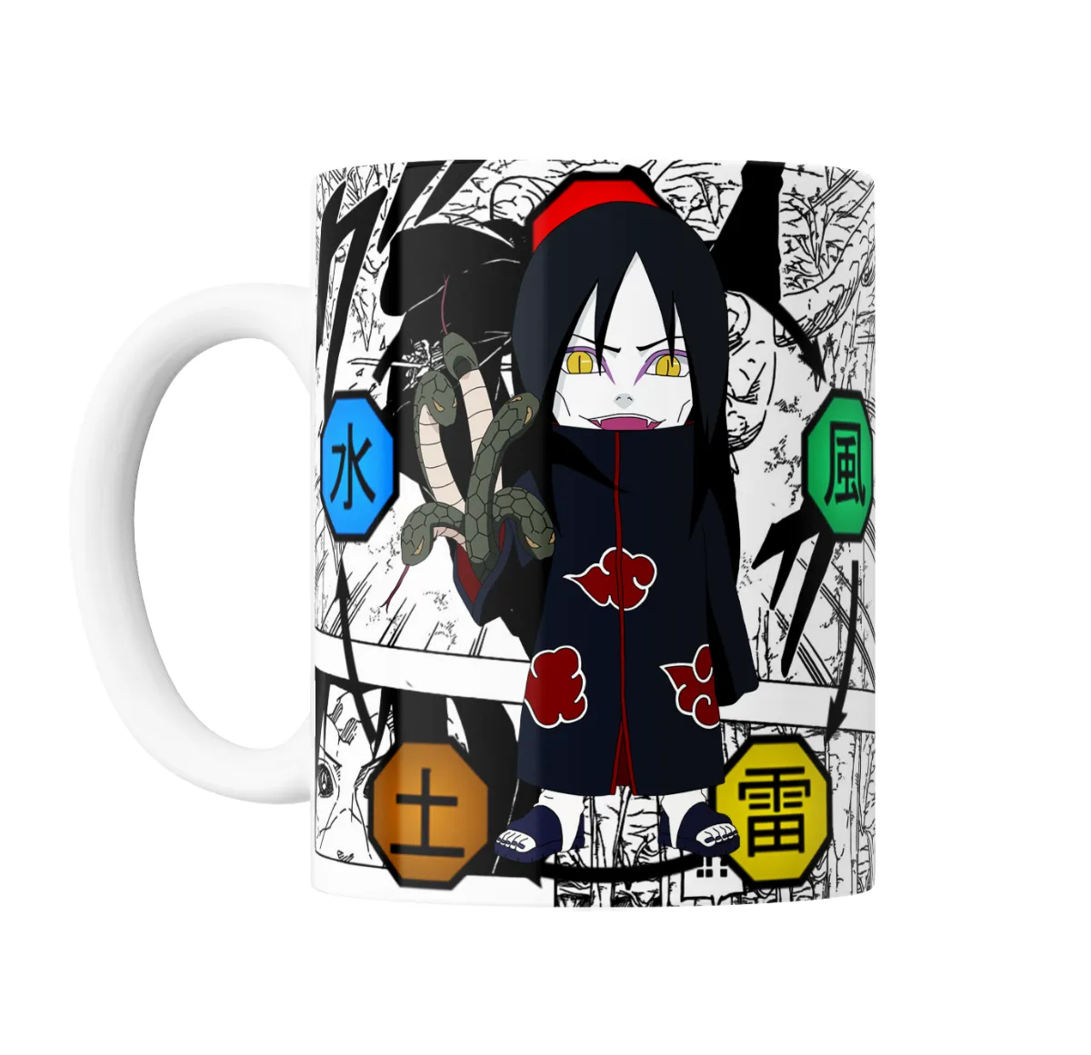 Taza de Cerámica Naruto Orochimaru Chibi Akatsuki - vista 2