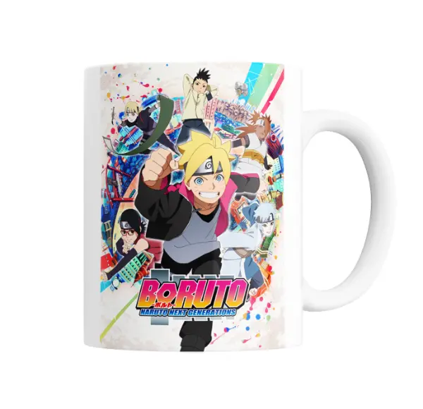 Taza de Cerámica Naruto Boruto Next Generations