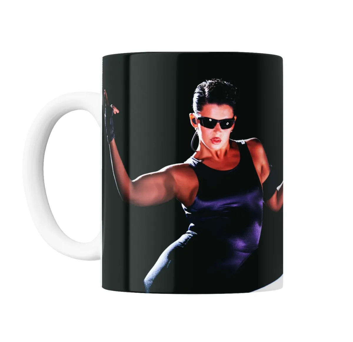 Taza de Cerámica Nathy Peluso Lentes y Musculosa Negra - vista 2