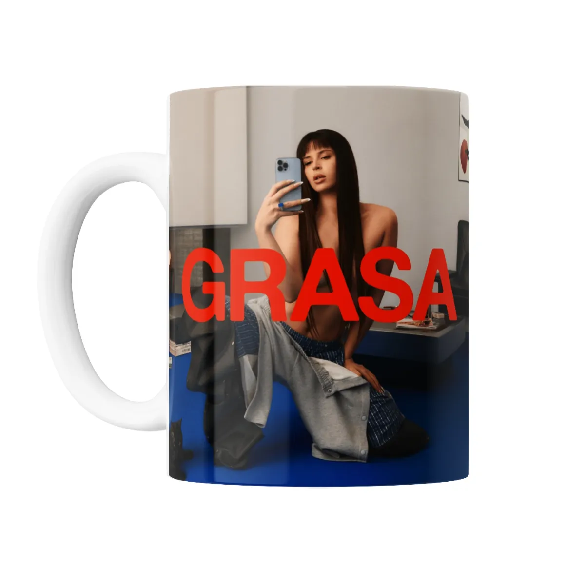 Taza de Cerámica Nathy Peluso GRASA - vista 2