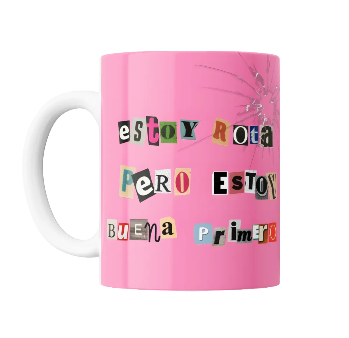Taza de Cerámica Nathy Peluso Estoy rota pero estoy buena primero - vista 2
