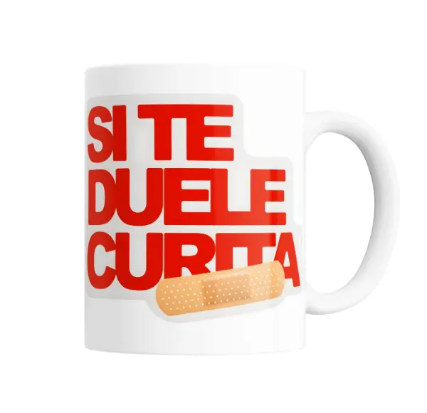 Taza de Cerámica Nathy Peluso Si Te Duele Cura