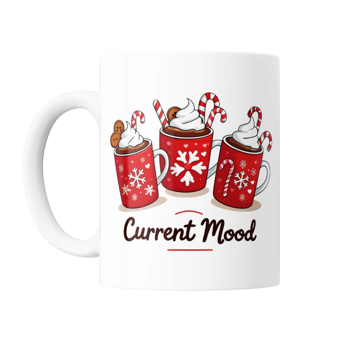 Taza de Cerámica Current Mood Tazas Navideñas de Chocolate - vista 2