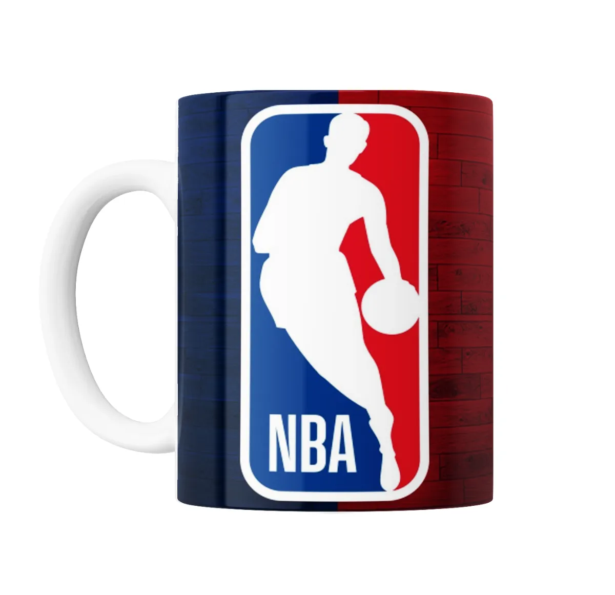 Taza de Cerámica NBA Logo Azul y Rojo - vista 2
