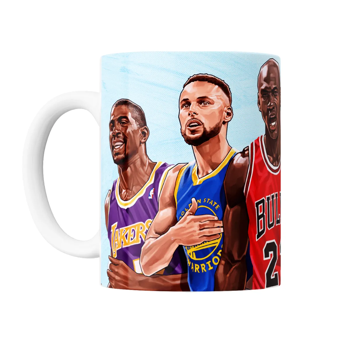 Taza de Cerámica NBA Michael Jordan Bulls y Estrellas - vista 2