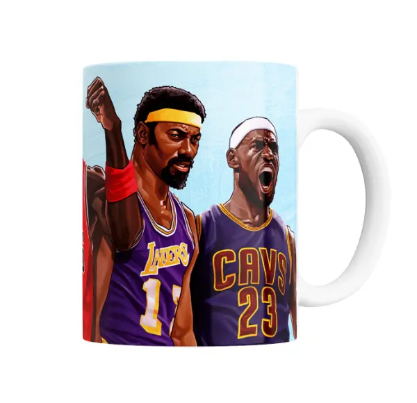 Taza de Cerámica NBA Michael Jordan Bulls y Estrellas