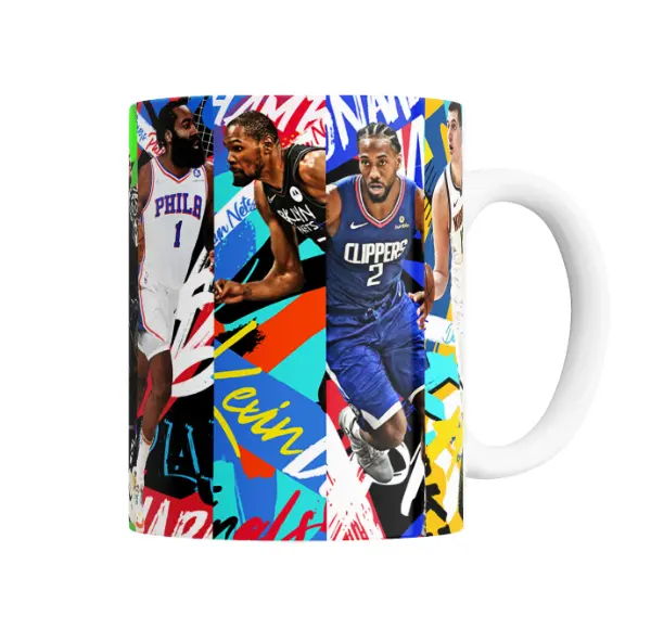 Taza de Cerámica NBA Estrellas Warriors 30 Lillard Blazers