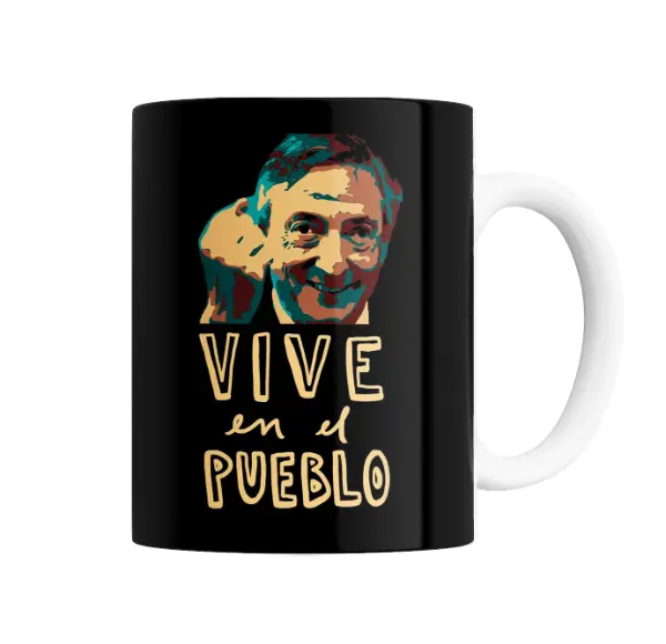 Taza de Cerámica Nestor Vive en el Pueblo