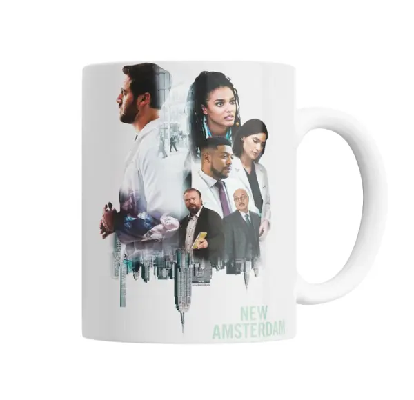 Taza de Cerámica New Amsterdam Equipo Médico Hospital