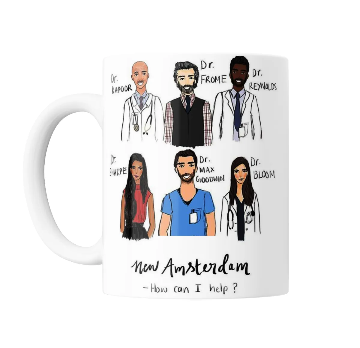 Taza de Cerámica New Amsterdam Equipo Médico - vista 2