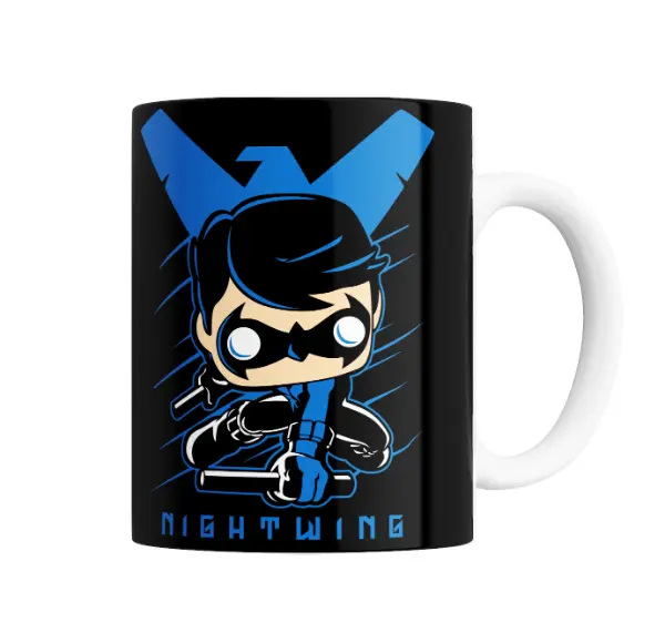 Taza de Cerámica Nightwing Chibi