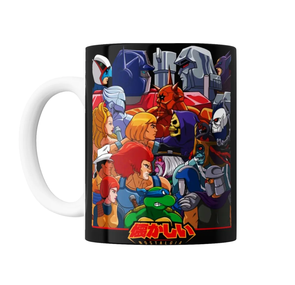 Taza de Cerámica Nostalgia 80s He-Man She-Ra Thundercats Tortugas Ninja - vista 2