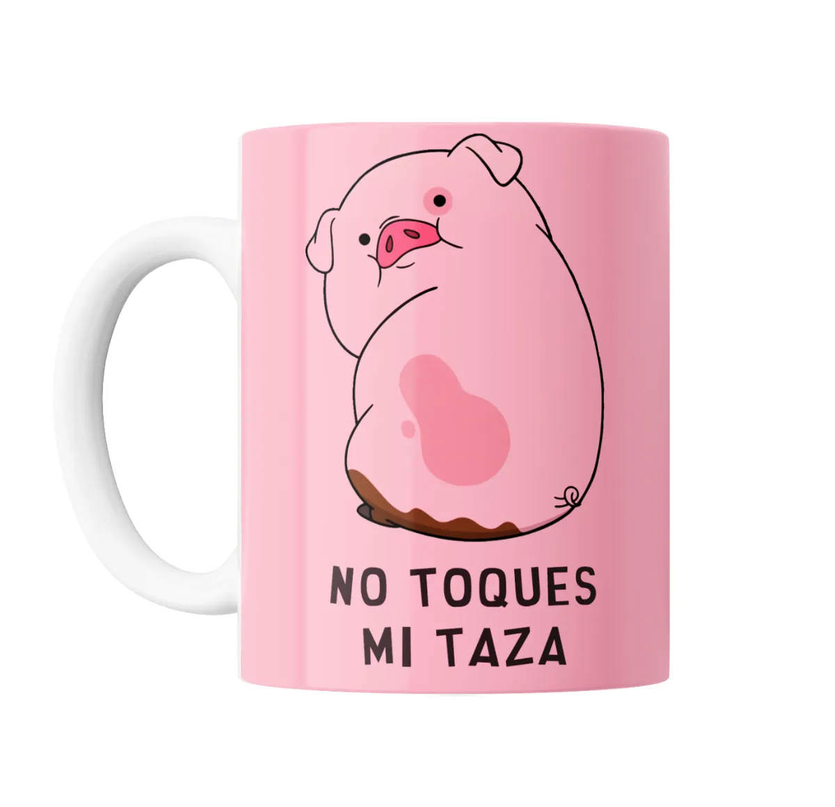 Taza de Cerámica Gravity Falls Waddles No Toques Mi Taza - vista 2