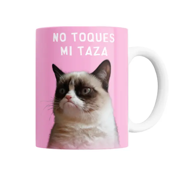 Taza de Cerámica Grumpy Cat No Toques Mi Taza
