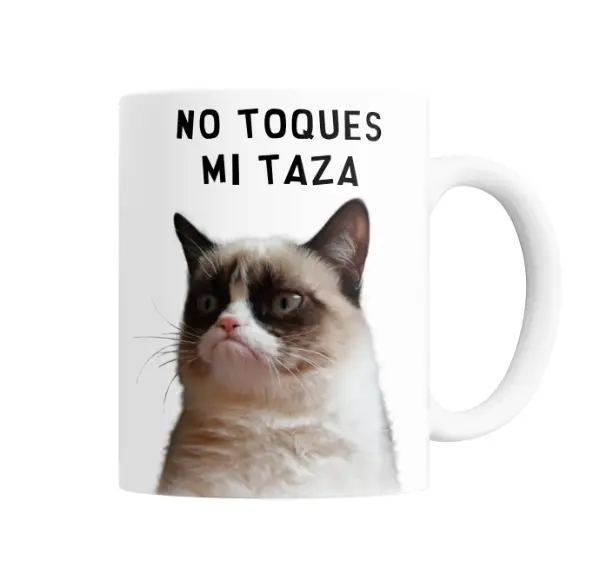 Taza de Cerámica Grumpy Cat No Toques Mi Taza