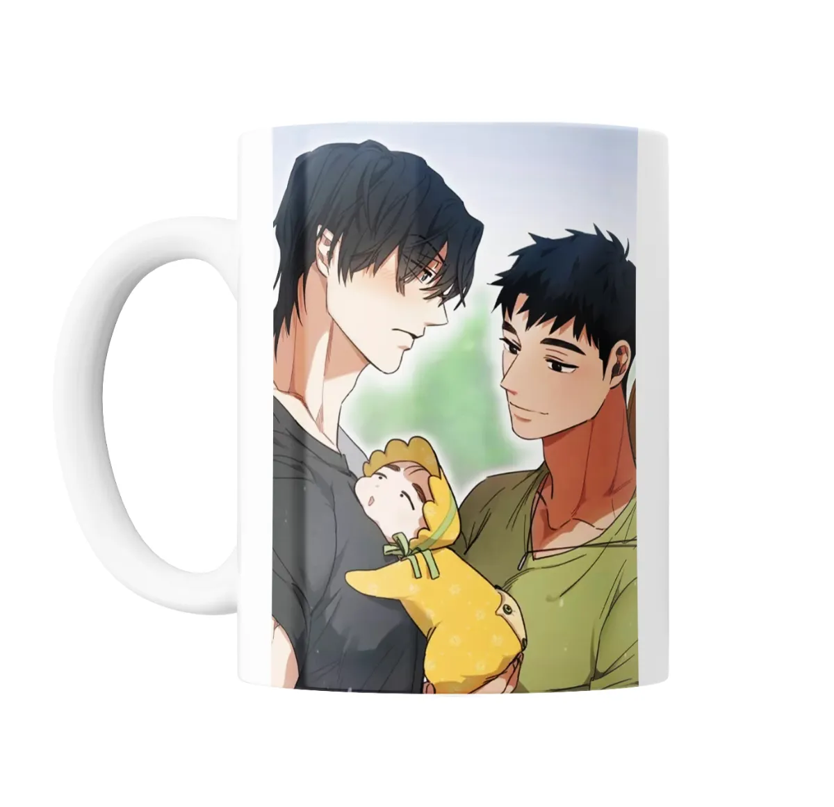 Taza de Cerámica Nuestros Dias Soleados Familia con Bebé - vista 2