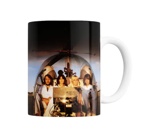 Taza de Cerámica Abba en Helicóptero