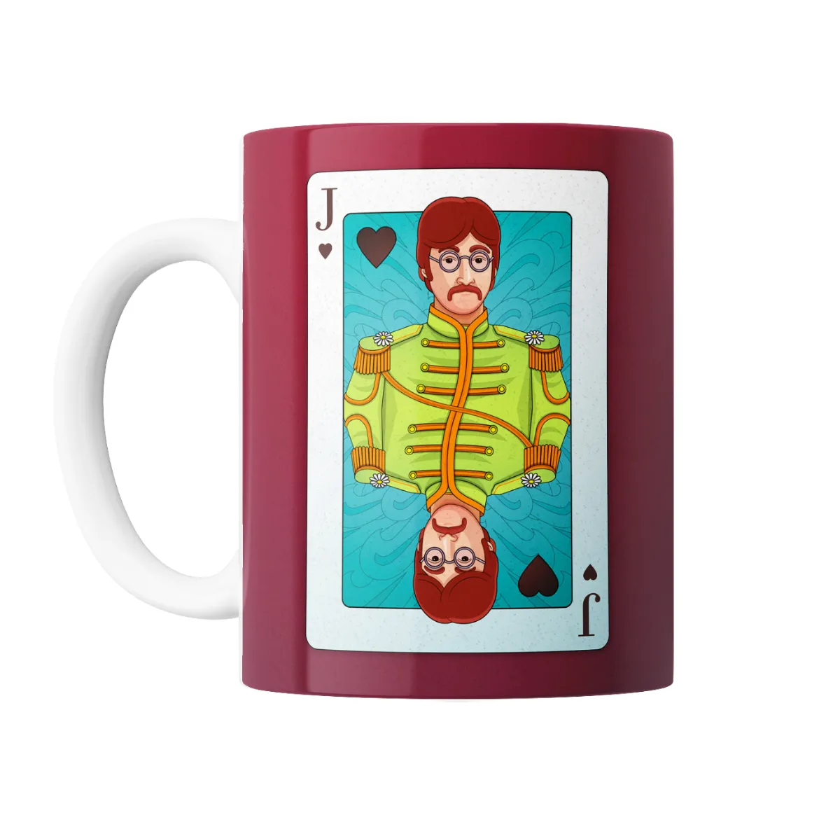 Taza de Cerámica The Beatles Jota de Corazones Sgt. Pepper - vista 2