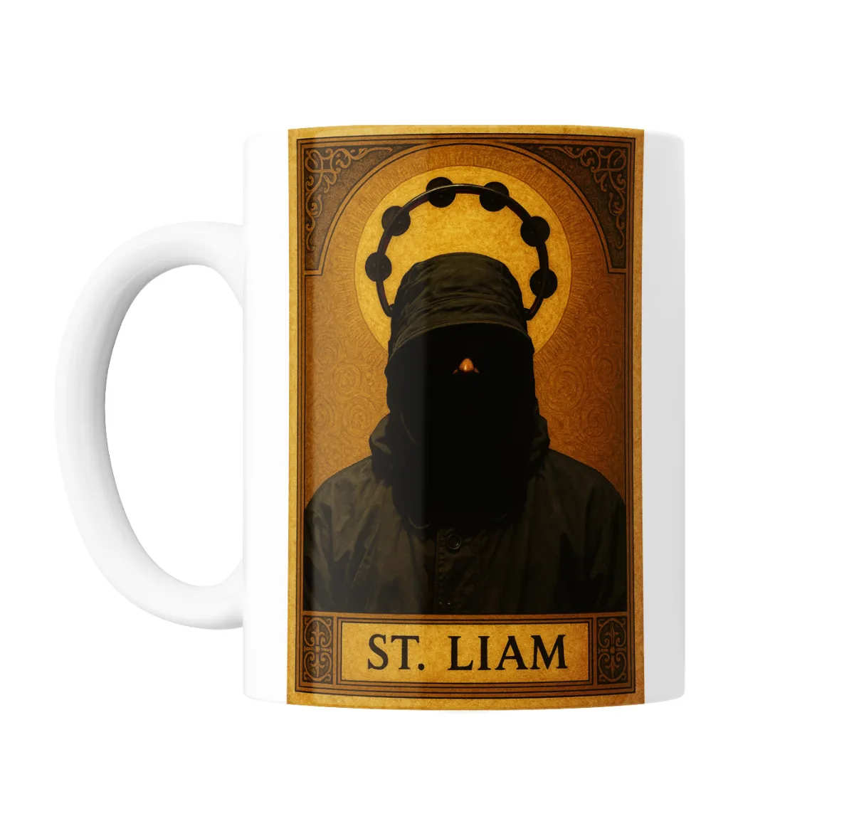 Taza de Cerámica Oasis St. Liam Estampa de Santo - vista 2
