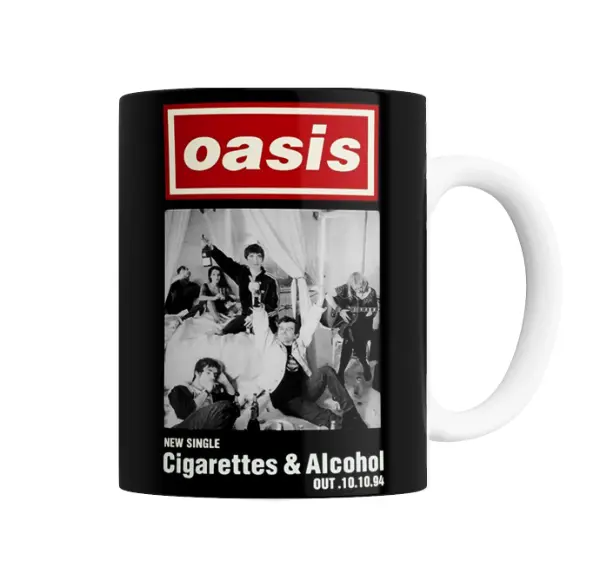 Taza de Cerámica Oasis Cigarettes and Alcohol