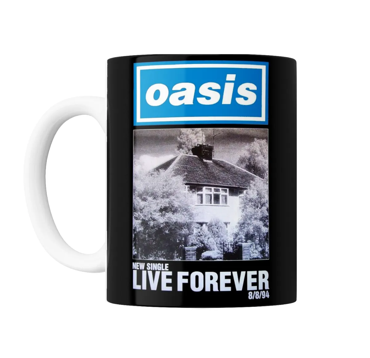 Taza de Cerámica Oasis Live Forever Single 1994 - vista 2