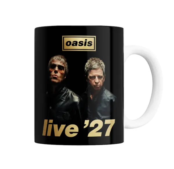Taza de Cerámica Oasis Live 27 Liam y Noel Gallagher