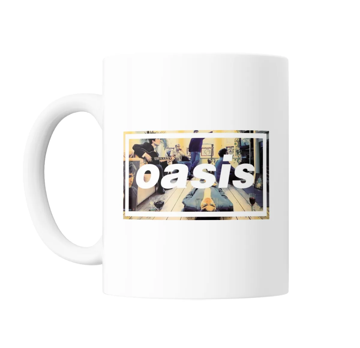 Taza de Cerámica Oasis Banda Foto Clásica - vista 2