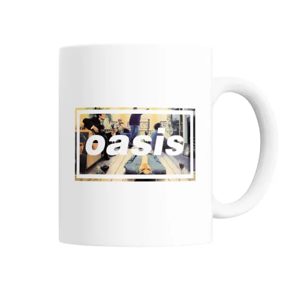 Taza de Cerámica Oasis Banda Foto Clásica