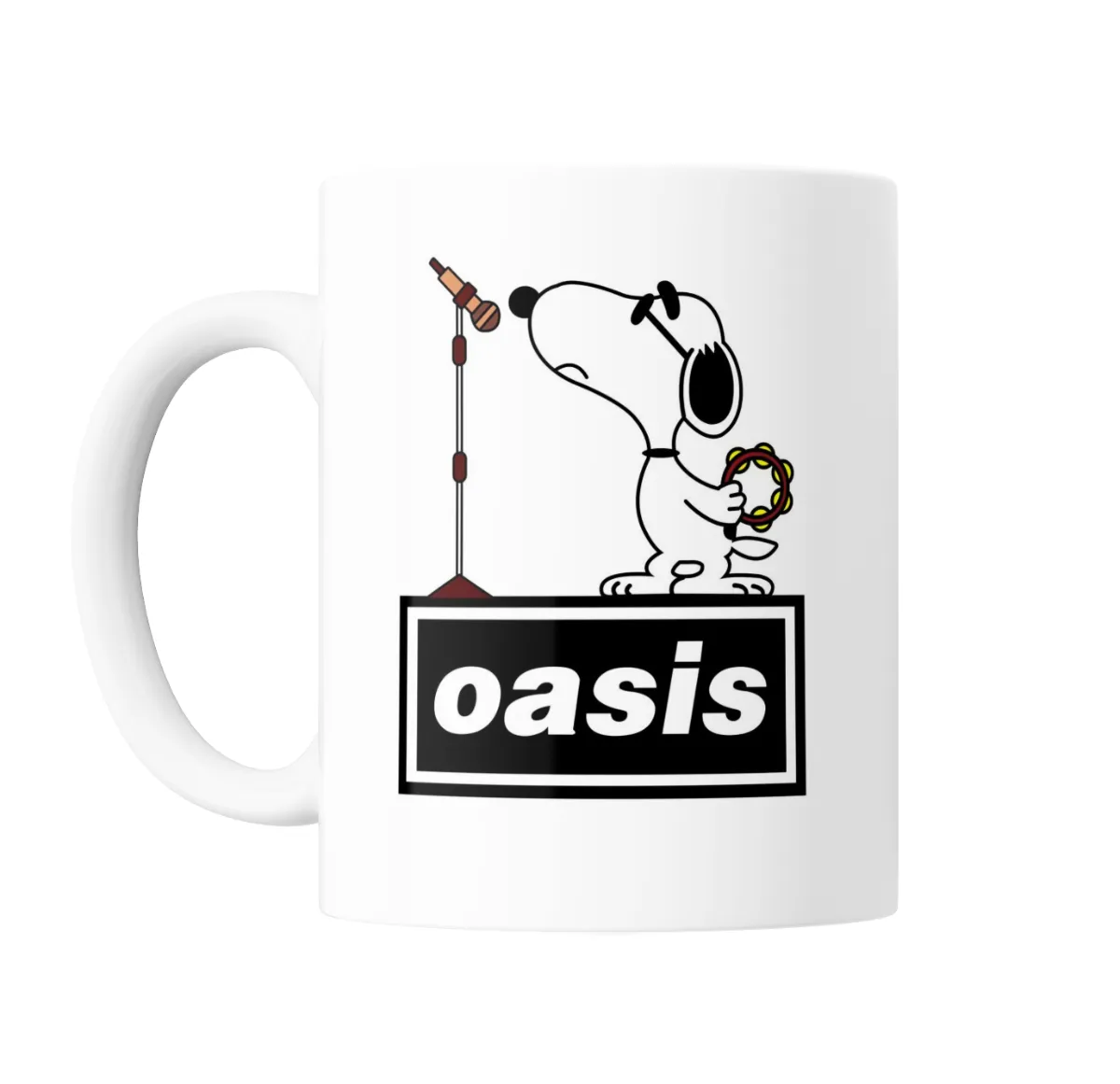 Taza de Cerámica Oasis Snoopy Cantando con Pandereta - vista 2