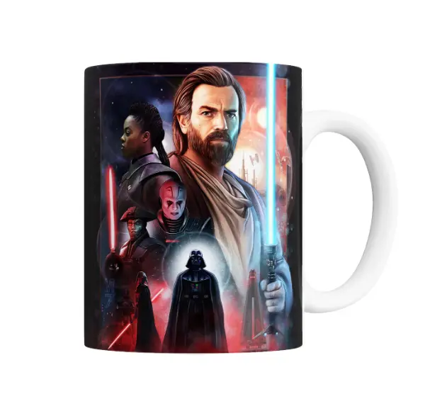 Taza de Cerámica Star Wars Obi-Wan Kenobi y Darth Vader