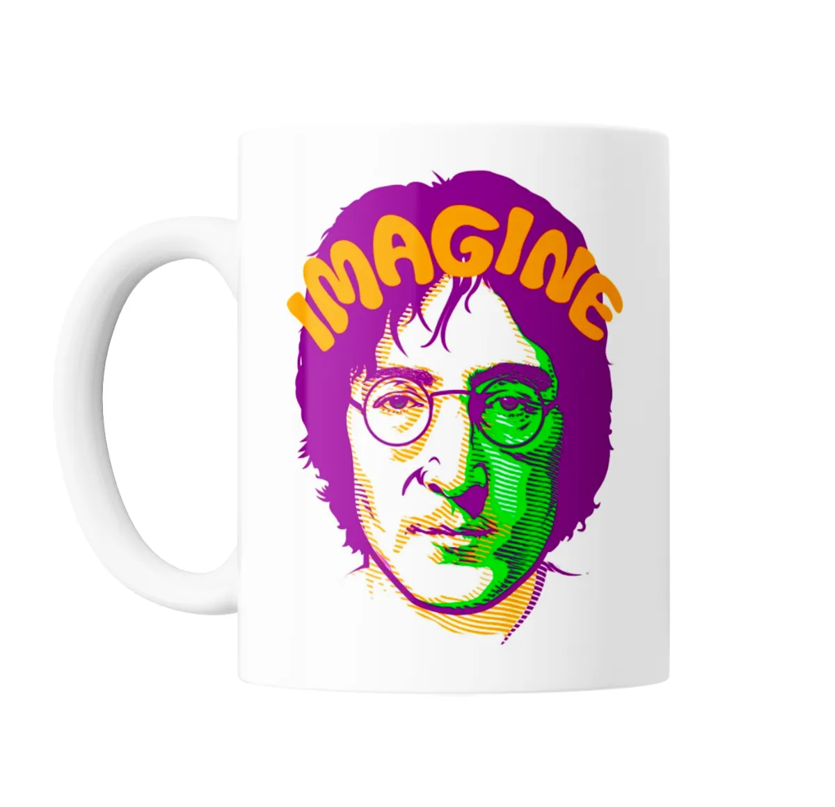 Taza de Cerámica The Beatles John Lennon Imagine - vista 2