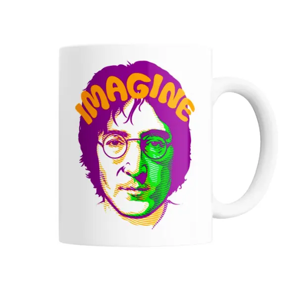 Taza de Cerámica The Beatles John Lennon Imagine