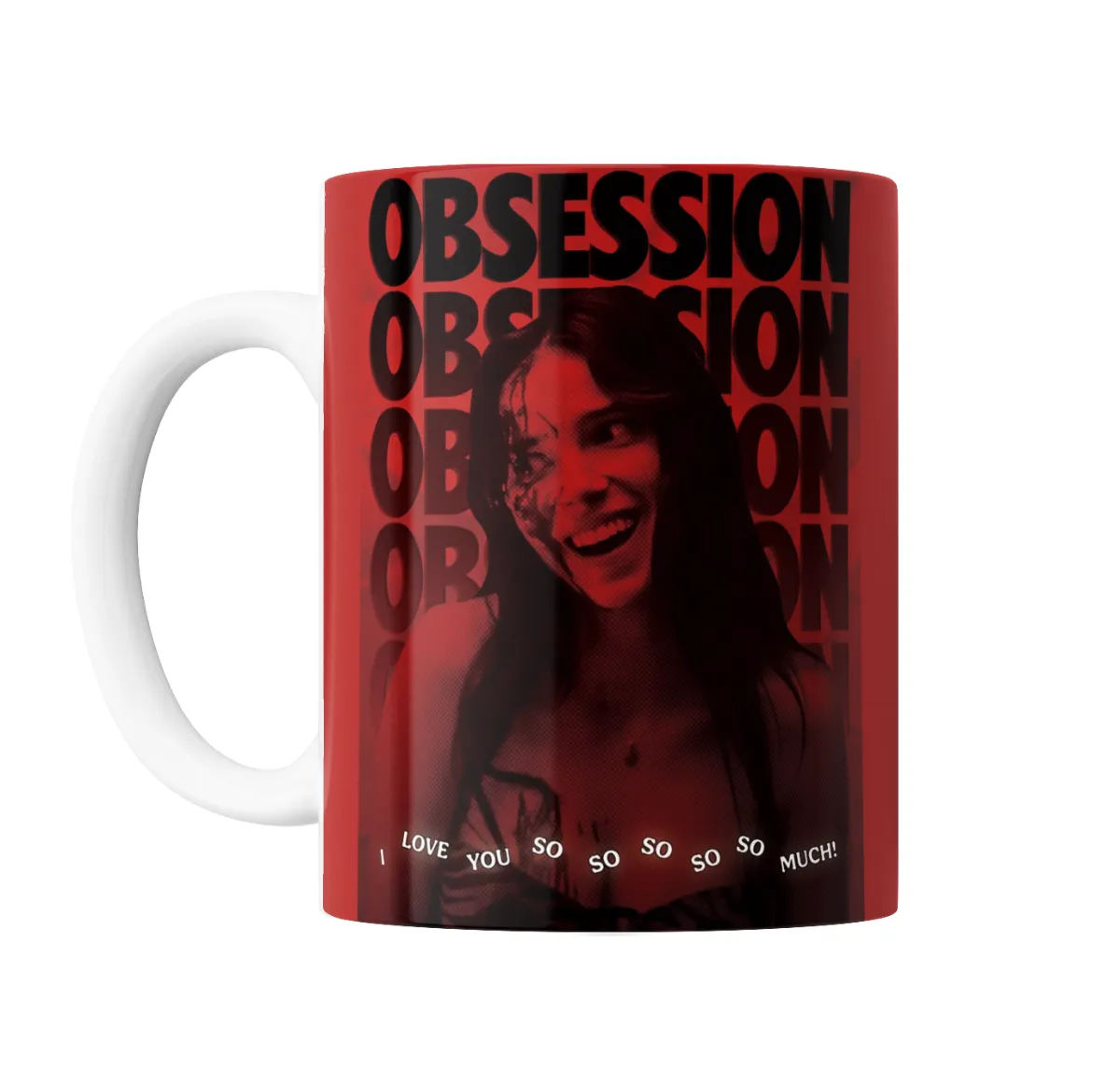 Taza de Cerámica Obsession Película Terror Sonrisa Roja - vista 2