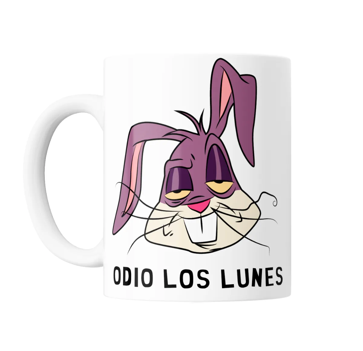 Taza de Cerámica Odio los Lunes Conejo - vista 2