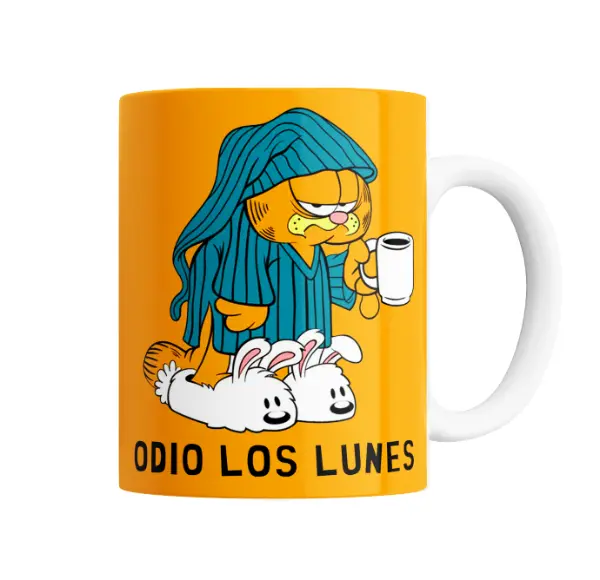 Taza de Cerámica Garfield Odio los Lunes