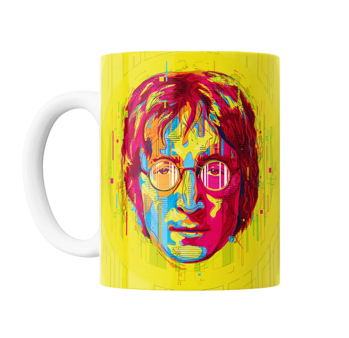 Taza de Cerámica The Beatles Retrato Pop Art - vista 2