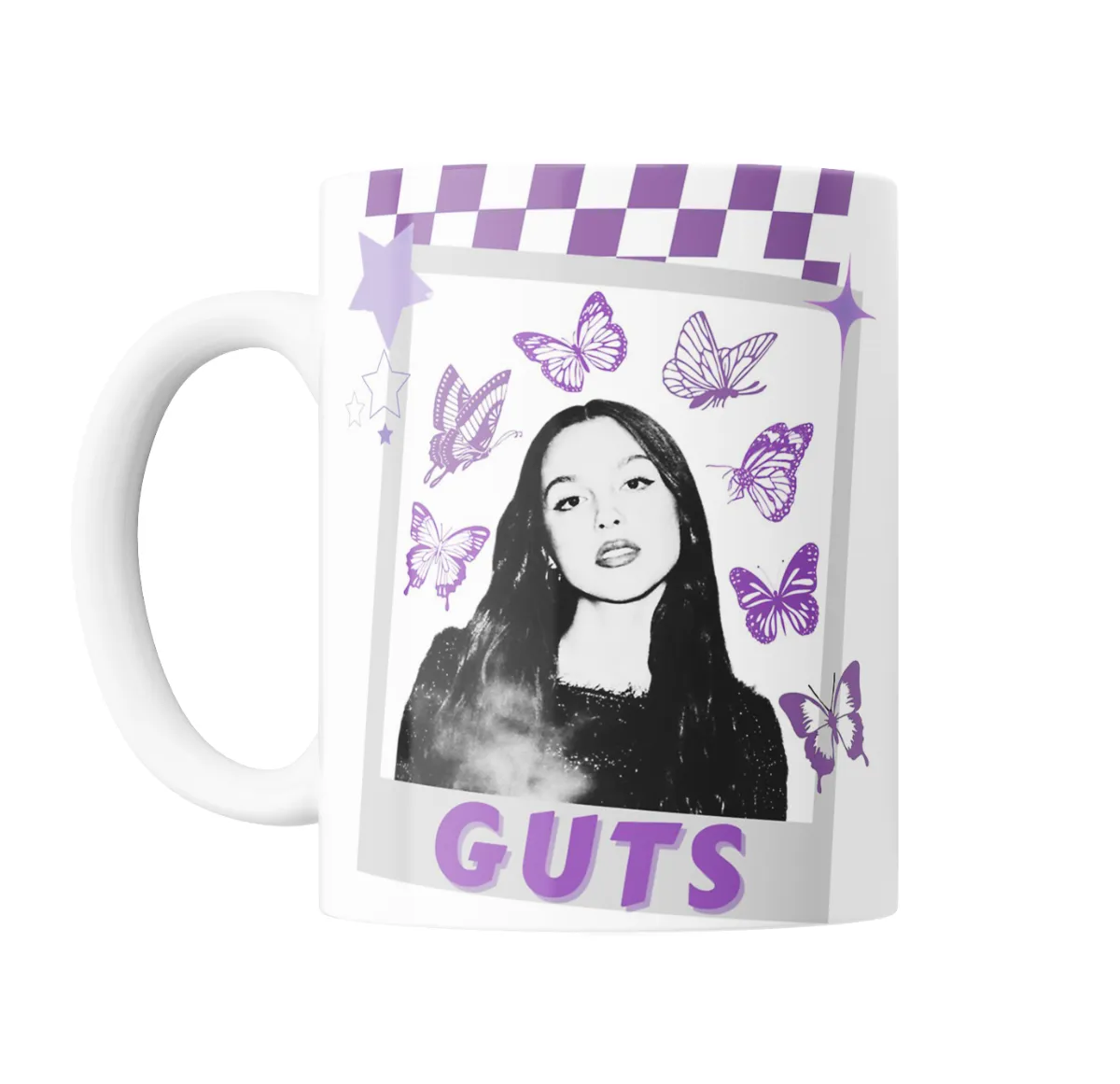 Taza de Cerámica Olivia Rodrigo GUTS Mariposas - vista 2