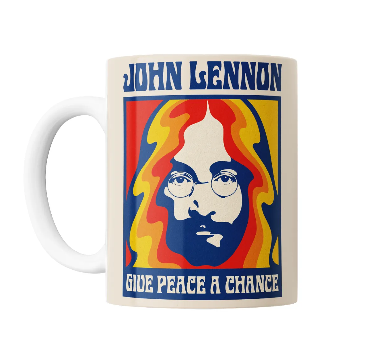 Taza de Cerámica The Beatles John Lennon Give Peace a Chance - vista 2
